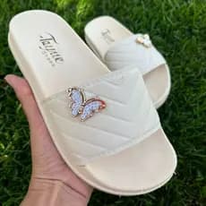 Chinelo slide borboleta Tayme  confortável