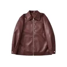 Mulheres Soltas Oversized Jaqueta De Couro Falso Primavera Outono Zíper Manga Longa Casual Casaco Do Plutônio Feminino S