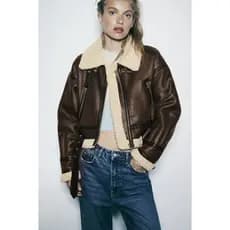 Outono witer Jaqueta De Couro De Lã De Cordeiro Moda Feminina streetwear Quente Grosso Casaco Falso Feminino Curto outwe