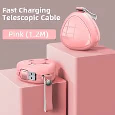 Cabo de dados micro USB tipo C 3 em 1, cabo de carregamento super rápido com múltiplas portas para telefone e tablet