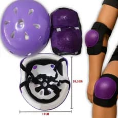 Capacete Infantil Resistente Kit Proteção Para Crianças 3 a 8 Anos Skate Patins Patinete Bicicleta