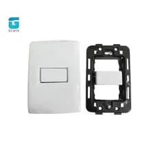 KIT 20 Unidades Interruptor Simples 4x2 6a 250v Cor Branco