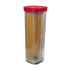 Pote Hermético Para Macarrão Espaguete 2 litros Empalhável Cozinha Pote De Mantimentos 2000Ml