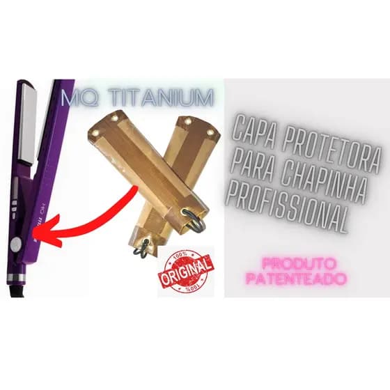 Capinha protetora para chapinha MQ Titanium.
