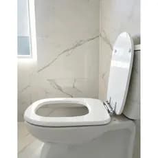 Tampa Sanitária MDF Branco Deko para Vaso Sabatini Icasa 6lpf Alta Durabilidade