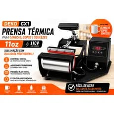 Prensa Térmica Para Canecas 11oz Profissional Digital 350W 220V 110v Sublimação Copos Taças Squeeze Garrafas Deko