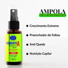 Monovit A Ampola De Crescimento Capilar Rápido Tônico Para Cabelo