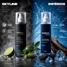 Kit Body Splash Masculino Folione Perfume Amadeirado For Men