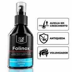 Tônico Capilar Folinox Crescimento De Cabelo Barba e Sobrancelha