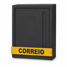 Caixa de Correio Vertical com Mola – Modelo Compacto para Muro