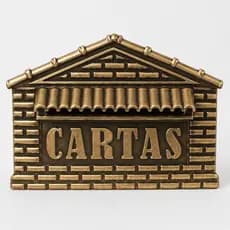 Caixa De Correio Em PVC Carta  - Muro Portão