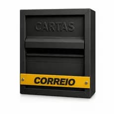 Caixa de Correio Horizontal - Para portão Cinza