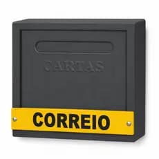 Caixa de Correio Horizontal com Mola – Modelo Compacto para Muro