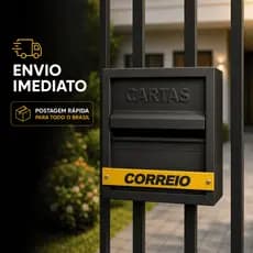 Caixa de Correio Horizontal - Para portão ou grade
