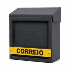 Caixa de Correio Capacete – Modelo Compacto para Muro