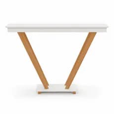Aparador Buffet Invertido com Pes de Eucalipto Maciço para Sala Design Moderno
