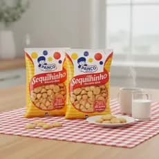 Sequilho Panco 500g Biscoito Doce Tradicional Sem Glúten Café da Tarde Sabor Caseiro