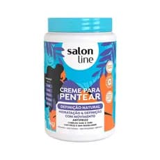 Creme De Pentear Definição Natural Salon Line Para Cabelos Cacheados Ondulados E Crespos