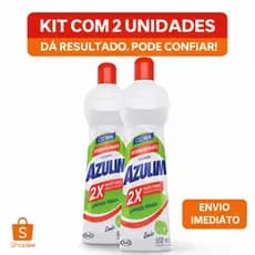 Kit 2 Desengordurante Azulim Limpeza Pesada Cozinha 500ml