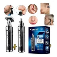 Aparador de Pelos Kemei Máquina Nariz Orelha Barba Sobrancelha Recarregável Bivolt