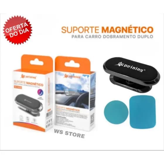 suporte para celular carro magnetico Automotivo imã Super Forte 360° Multifuncional
