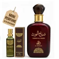 Perfume de bolsa mini arabe Sabah Al Ward 15ml feminino