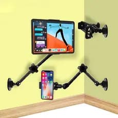 Suporte De Parede Para iPad iPhone Metálico Ajustável 4-11 Polegadas