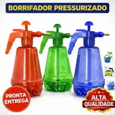 Borrifador Alta Pressão Manual Pulverizador Profissional Limpeza Jardim 1,6 Litros Inseticida
