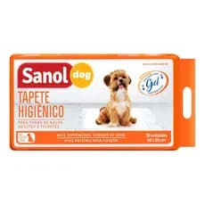 Tapete Higiênico Sanol Dog para Cães 30 Unidades 60x80cm