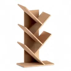 Livreiro Organizador de MDF Estante com Prateleiras para Livros e Decoração no Quarto ou Escritório