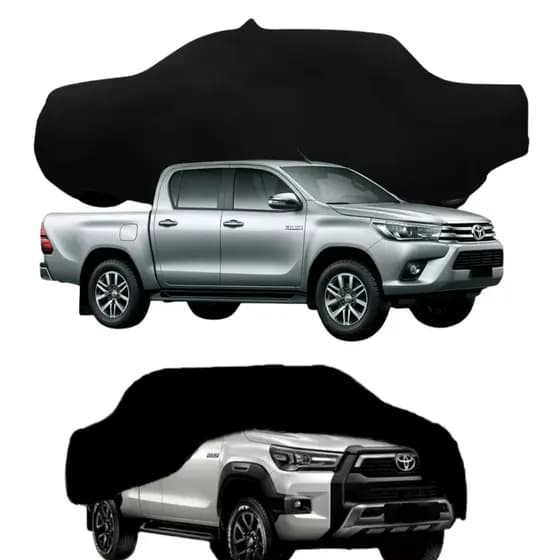 Capa Protetora em Couro Toyota Hilux Forro Impermeavel Para Cobrir Carro Caminhonete