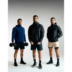 Kit Corta Vento Repele Líquido + Shorts 2 em 1 Masculino Treino Academia