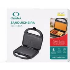 Sanduicheira Elétrica Grill Antiaderente Portátil