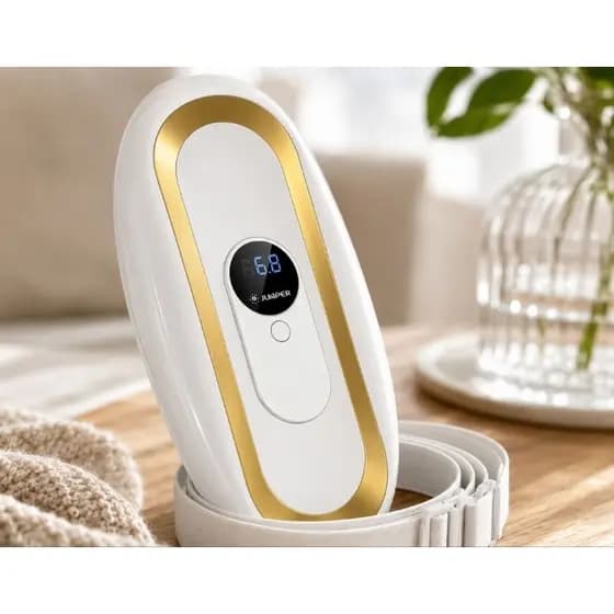 Massageador Corporal com Cinta Ajustável e Aquecimento – Recarregável
