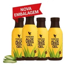 Kit 4 Sucos De Aloe Vera Puro Natural Forever Babosa