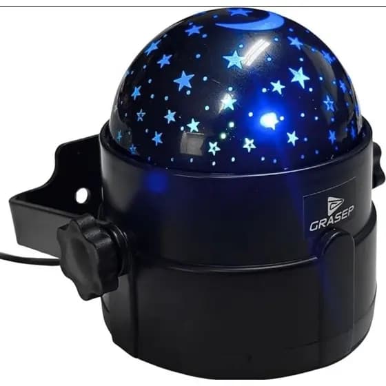 Projetor de Estrelas LED Grasep / Luminária Projetor de Estrelas