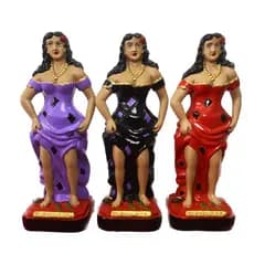 Imagem Pomba gira Maria Mulambo de Gesso 20cm - Umbanda Candomblé