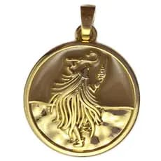 Pingente Omolu Orixá banhado a Ouro 18k Umbanda Candomblé