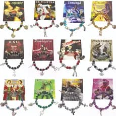 Pulseira De Orixás Entidade Umbanda Candomblé c/ Pingentes de metal  - Promoção