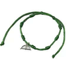 Pulseira 7 nós com pingente para Proteção Ajustável Orixás/Entidades - Oxossí