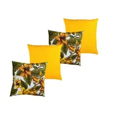 capa de almofada kit com 4 unidades 45x45cm Jaquard