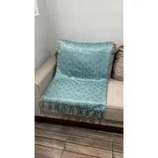 Xale sofa retrátil gigante 1,40x2,50 com 4 capas de almofadas