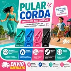 Corda Pular Profissional Crossfit Ajustável Rolamento Fitness Academia PVC 280cm ideal para Competições e Treinos