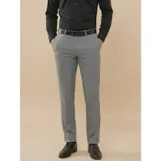 Calça Social Masculina Cinza Claro