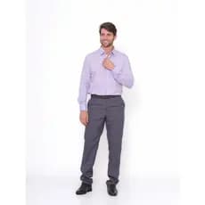 Calça Social Cinza Escuro Masculina