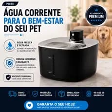 Bebedouro Inox Flow Wireless Original Premium Sem Fio Fonte de Água para Gatos e Cães Envio Rápido
