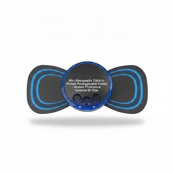 Mini Massageador Elétrico Portátil Recarregável Eletrot - Modelo Profissional Garantia 90 Dias