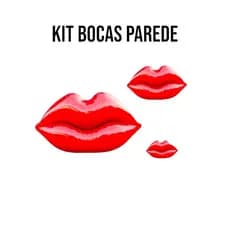 Kit bocas parede 3 peças
