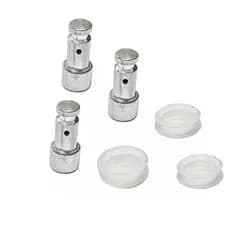 Kit C/3 Válvula de Seguranca Flutuador + 03 Vedação de Silicone (pino) para Panela De Pressão Elétrica