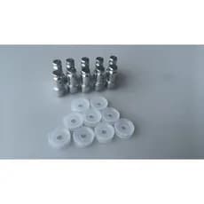 kit com 10 pinos valvulas de segurança + 10 aneis de vedação da Panela de Pressão Elétrica 3L 4L 5L 6L Universal